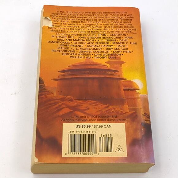 Vintage 1995 Lucasfilm Star Wars Tales From Jabba's Palace Paperback Book 90s - Picture 2 of 3